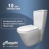Унитаз-компакт Maretti Florenza FL10NBM17-844 безободковый, сиденье микролифт, белый фото 6