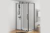 Душевой уголок Royal Bath Bern BERN-S RB8140-T-BL профиль черный, стекло прозрачное, 140x80x195