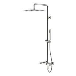 Душевая стойка Boheme Qubic 478-NB Nikel Brush, никель брашированный