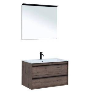 Мебель для ванной Aquanet Lino 90 271958 дуб веллингтон