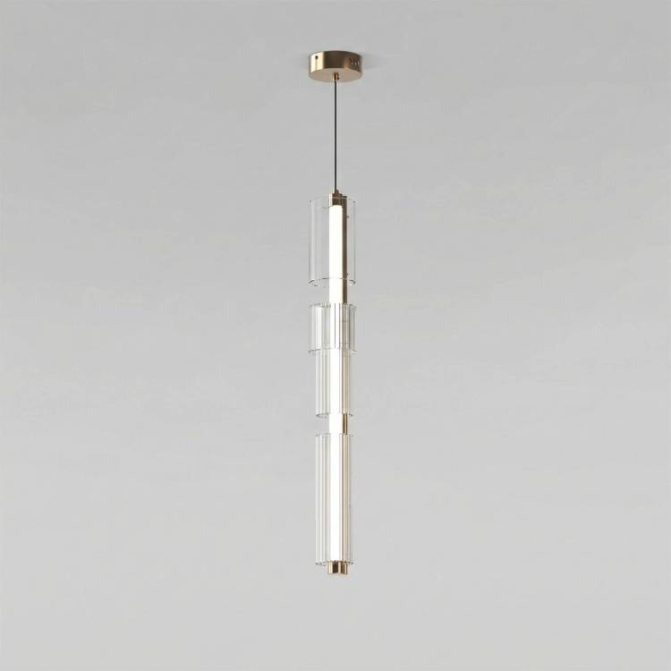 Подвесной светодиодный светильник Eurosvet Selina 304071 LED латунь