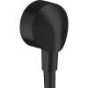 Шланговое подключение Hansgrohe Fixfit 27454670 черный матовый