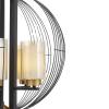 Подвесная люстра Lumina Deco Ponti Ldp 1245-5 Bk+Md фото 3