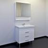 Зеркало-шкаф Comforty Никосия-80 00-00011198 белый глянец фото 2