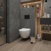 Унитаз подвесной Teymi Lina Pro Vortex T40112 безободковый, с сиденьем микролифт, белый фото 6