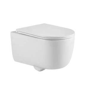 Унитаз подвесной Berges Tornas 82137 Rimless 53 см, сиденье микролифт, быстросъём