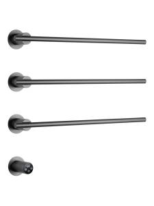 Полотенцесушитель электрический Wonzon & Woghand WW-A363-GM встраиваемый, Темный графит