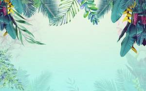 3D Фотообои Artegrafico «Бирюзовое настроение» TR-016 песок