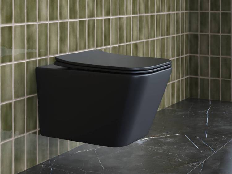 Унитаз подвесной Ceramica Nova Metric Rimless CN3007MB