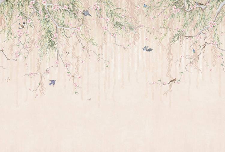 Фреска Ortograf Chinoiserie 33936 Spring music beige Филиграна FM-F