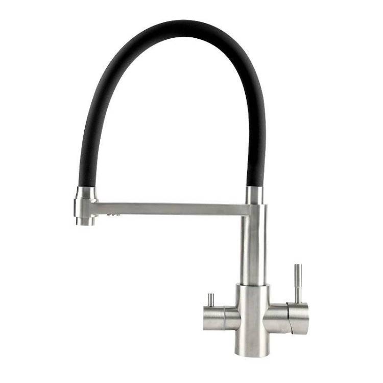 Смеситель для кухни Osgard Resa 88293 под фильтр, черный