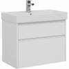 Тумба с раковиной Aquanet Nova Lite 75 245244 подвесная, белый глянец фото 2