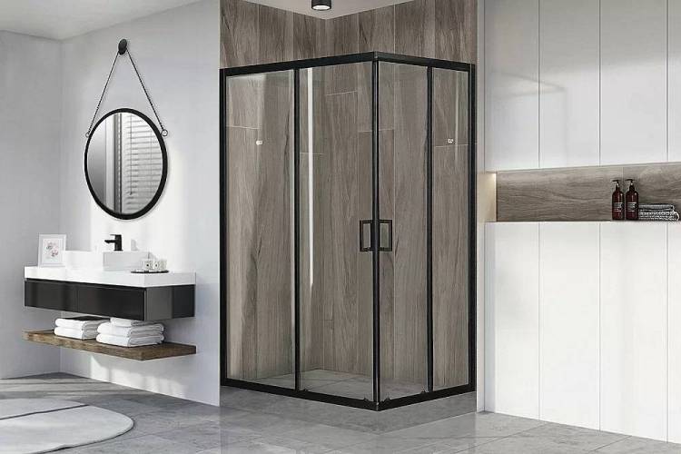Душевой уголок Royal Bath HPD RB9575HPD-T-BL 75x95