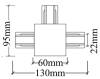 Соединитель T-образный Crystal Lux CLT 0.2211 02 WH фото 2