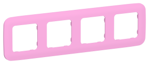 Рамка 4-постовая IEK Flite FI-M42-31-20-K99 пурпурный