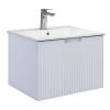 Тумба с раковиной Comforty Муром-60П 00-00005266CF белый матовый фото 3