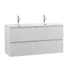 Тумба с раковиной BelBagno UNO 120 подвесная, Bianco Opaco фото 2