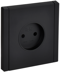Розетка 1-местная IEK Forte&Piano FP-R10-10-M-K02 черный