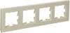 Рамка 4-постовая IEK Brite BR-M42-51-K10 бежевый