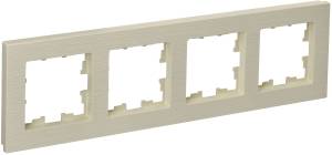 Рамка 4-постовая IEK Brite BR-M42-51-K10 бежевый