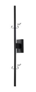 Бра Crystal Lux Largo Ap12W Black