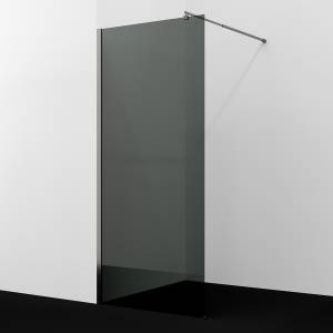 Душевая перегородка Wasserkraft Rur 30W46GR-TG профиль графит, стекло тонированное, 110x120x200