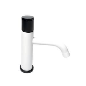 Смеситель для раковины Boheme Stick 121-WB White Diamond Black