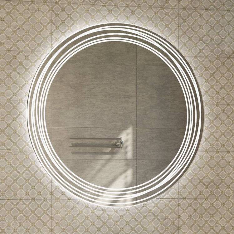 Зеркало круглое Marka One Belle 75 Light