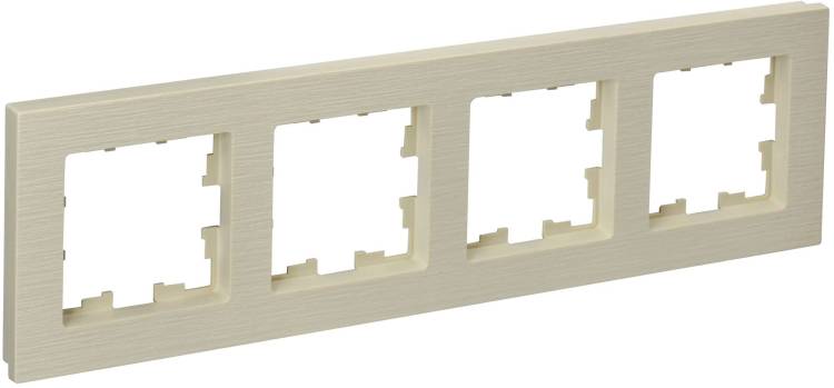 Рамка 4-постовая IEK Brite BR-M42-51-K10 бежевый