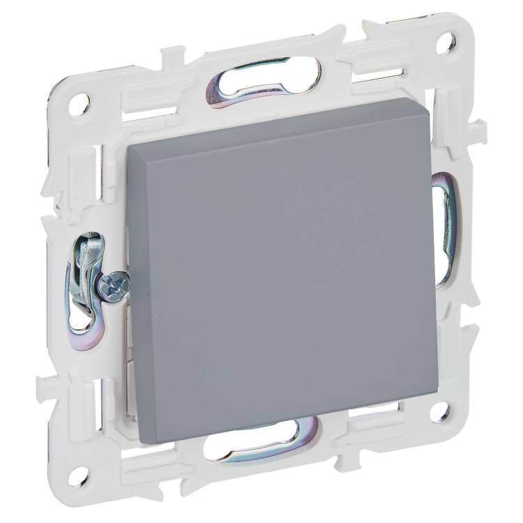 Выключатель 1-клавишный перекрестный IEK Skandy SK-V13-0-10-K03 серый