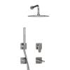 Душевой комплект Wasserkraft Spree A1451.273.274.097.121.275.100.276 встраиваемый, с верхней душевой насадкой, лейкой, никель фото 5