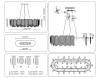Большая подвесная люстра Ambrella light High Light LH31255 фото 3