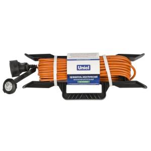 Удлинитель Uniel UG /UCK-1N/2x0,75/20M/F IP44 Orange