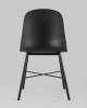 Набор из 2 стульев Stool Group Shell 8336 black X2 черный, с мягким сиденьем фото 5