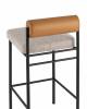 Стул барный Stool Group Балла FDC9939 sDC6095-4+b270-28 бежевый, коричневая экокожа фото 5