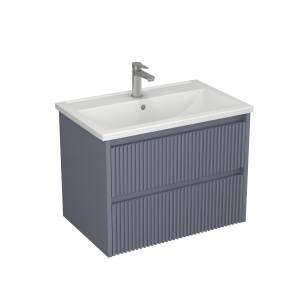 Тумба с раковиной Veneciana Alterno 70 57032 серый матовый