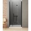 Дверь в нишу NEW TRENDY NEW SOLEO BLACK складные R 70x195 D-0220A (черный) фото 2