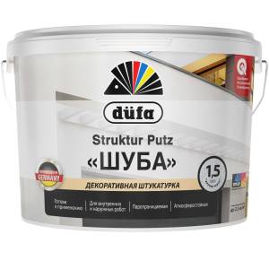 Штукатурка декоративная структурная Dufa Retail Struktur Putz шуба матовая 25 кг