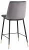 Стул барный Stool Group Мелисса FDC9055C DARK GREY FUT-81 велюр темно-серый фото 5