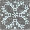 Керамогранит Плитка Антика Marble Black Motif №5 10x10