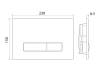 Комплект Унитаз подвесной BelBagno Loto BB070CHR/SC + Система инсталляции для унитазов BelBagno BB002-80  с кнопкой смыва BB018-GV-BI фото 6