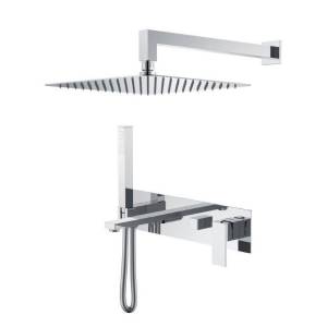 Душевой комплект Boheme Qubic 474-CR хром