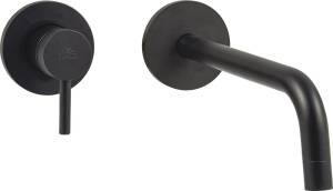 Смеситель для раковины Paffoni Light LIG103NO70 с ВНУТРЕННЕЙ ЧАСТЬЮ черный