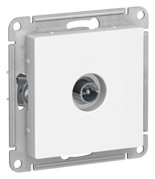Розетка телевизионная Systeme Electric Atlas Design ATN001393 белый лотос