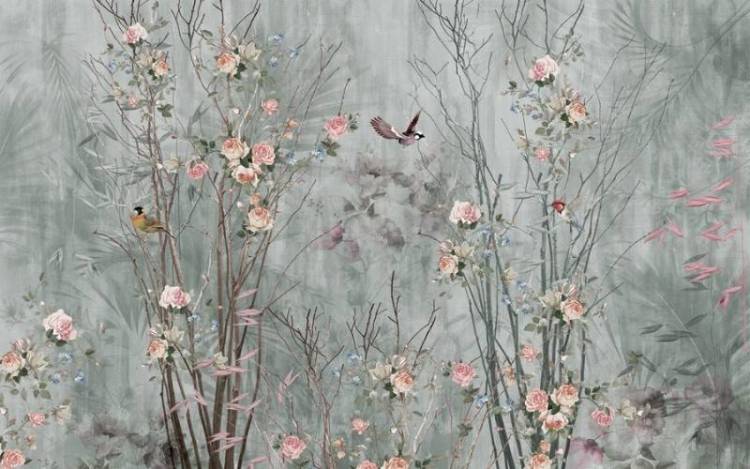 3D Фотообои Artegrafico «Утро в японском саду» ED-005 канвас