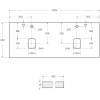 Столешница Belbagno EK-120-2-BL 120.4x46.2x1.9 Bianco Lucido фото 2