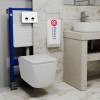 Кнопка смыва Point Венера PN44071WC белый, хром фото 3