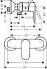 Смеситель для душа Hansgrohe Vernis Blend 71640670 черный фото 3