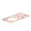 Столешница Kerama Marazzi Cono Onice 97 розовый, с отверстием под смеситель фото 2
