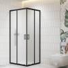 Душевой уголок RGW Classic CL-36B 06093688-44 профиль черный, стекло cora, 80x80x195